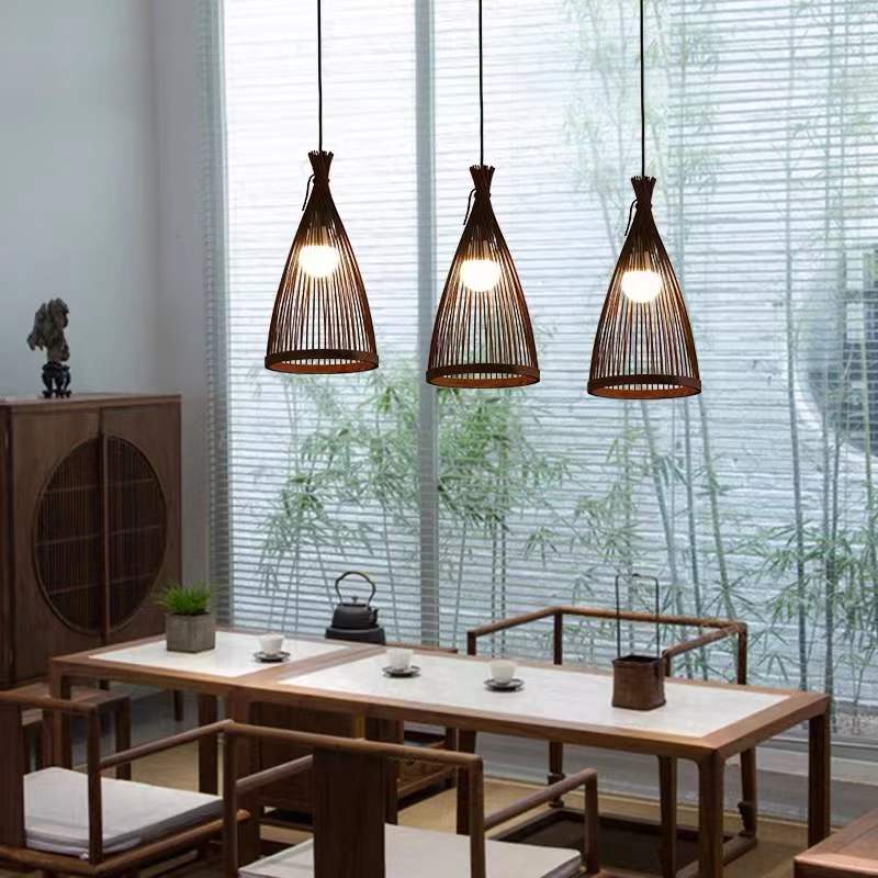 Bamboo Pendant Lights - Rattan Hand Made Suspension Lamp - Bamboo Chandeliers arclightsdesign