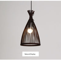 Bamboo Pendant Lights - Rattan Hand Made Suspension Lamp - Bamboo Chandeliers arclightsdesign