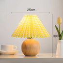 Ceramic Table Lamp Base - Vintage Rattan Desk Lamp -Bedroom Lamp - Night Table Lamp- Handmade arclightsdesign
