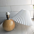 Ceramic Table Lamp Base - Vintage Rattan Desk Lamp -Bedroom Lamp - Night Table Lamp- Handmade arclightsdesign