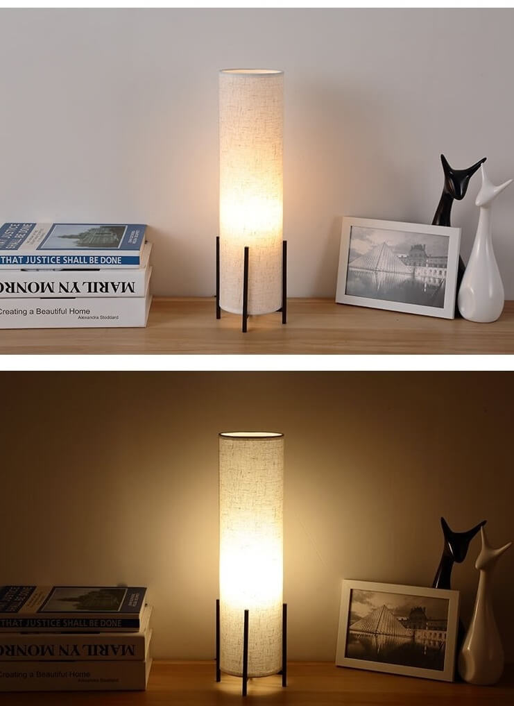 Countryside Bedroom Light - Living Room Light - Cloth Table Lamp - Wooden Table Lamps arclightsdesign