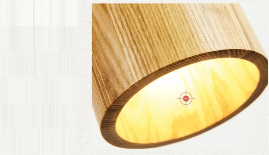 Designer Simple Wood Pendant Light - Handmade - Wood Kitchen Island Light arclightsdesign