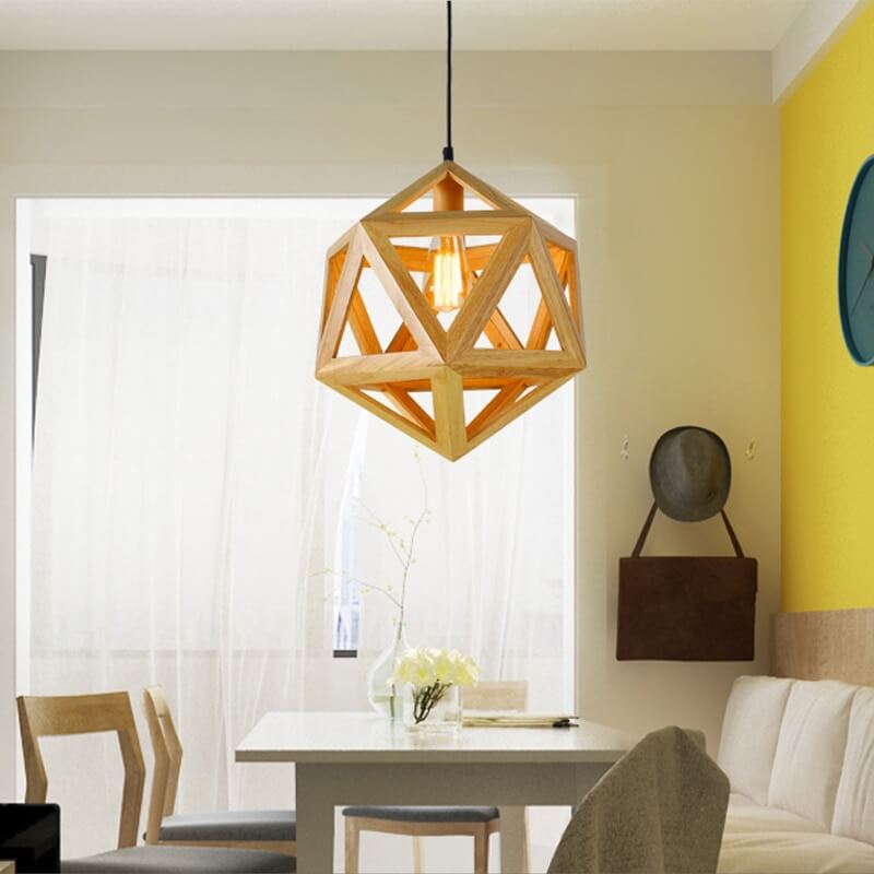 Geometric on sale pendant chandelier