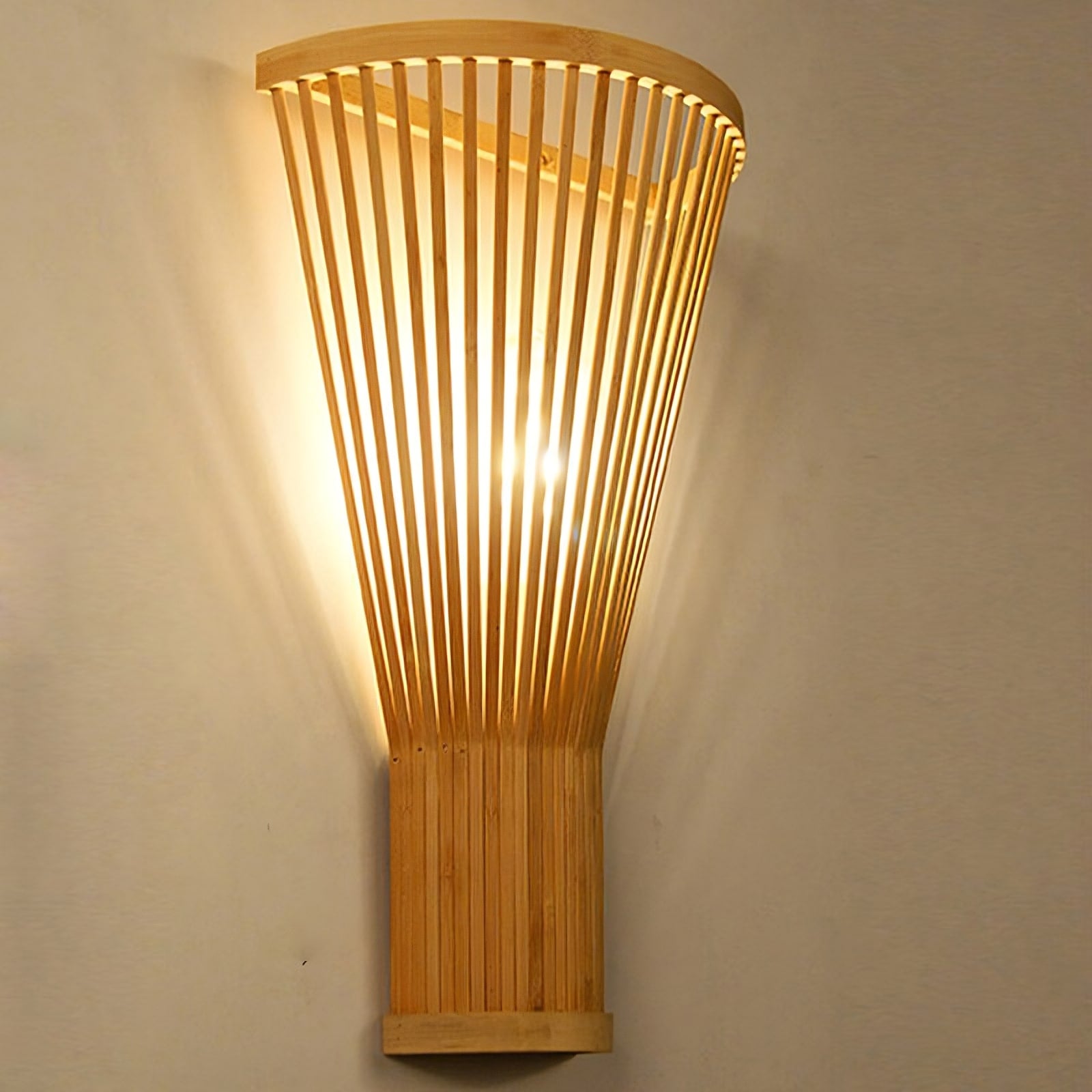 Handmade Bamboo Wall Lamp - Japanese Style- Art Light - Light Fixture arclightsdesign