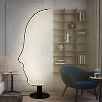 Human Face LED Floor Lamp - Home Decor - Indoor Lighting Fixture arclightsdesign