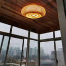 Large Bamboo Ceiling Light - Handcrafted Bamboo Lampshade - Lampshade for living room arclightsdesign