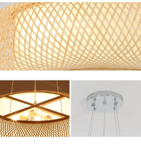 Large Bamboo Hanging Lights - Bamboo Pendant Light Version - Handmade Lampshade arclightsdesign