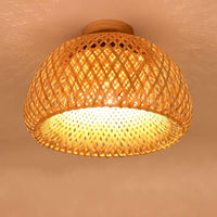 Modern Bamboo Ceiling Light Donut Shape - Bamboo Hanging Lights - Eco Friendly Lamp arclightsdesign