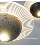 Modern LED Cement Pendant Lamp Indoor - Cement Planet Chandelier - Hanging Light Fixture arclightsdesign