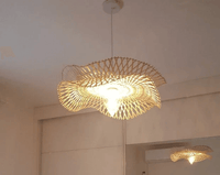 New Charming Bamboo Hallway Pendant Light - Butterfly Bamboo Pendant Light - Handmade Lamps arclightsdesign