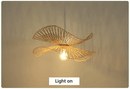 New Charming Bamboo Hallway Pendant Light - Butterfly Bamboo Pendant Light - Handmade Lamps arclightsdesign