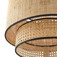 New Handmade Japanese Pendant Light - Rattan Lampshade - Bamboo Pendant Light arclightsdesign