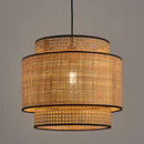 New Handmade Japanese Pendant Light - Rattan Lampshade - Bamboo Pendant Light arclightsdesign