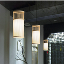 New Model Bamboo Pendant Light- Rattan Kitchen Island Lighting - Japanese Bamboo Chandelier arclightsdesign