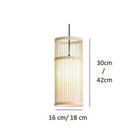 New Model Bamboo Pendant Light- Rattan Kitchen Island Lighting - Japanese Bamboo Chandelier arclightsdesign