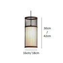 New Model Bamboo Pendant Light- Rattan Kitchen Island Lighting - Japanese Bamboo Chandelier arclightsdesign