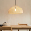 New Rattan Pendant Light - Black Rattan Lamp Shade - Hand Woven Lampshade arclightsdesign