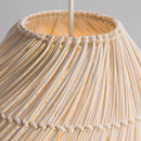 New Rattan Pendant Light - Black Rattan Lamp Shade - Hand Woven Lampshade arclightsdesign