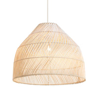 New Rattan Pendant Light - Black Rattan Lamp Shade - Hand Woven Lampshade arclightsdesign