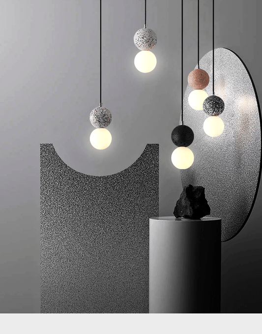 Nordic Cement Pendant Lights - Concrete Pendant Lights - Hanging Lamp LED Kitchen Luminaire Lighting arclightsdesign