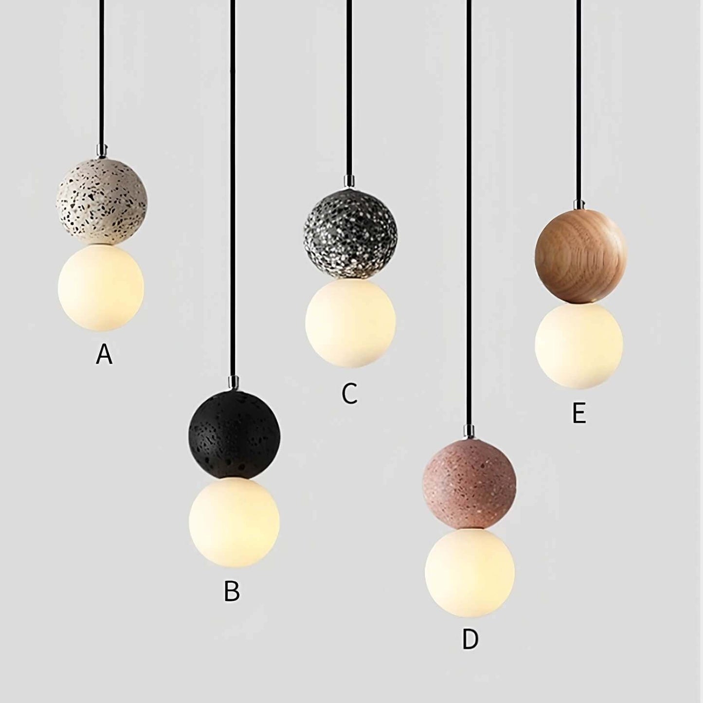 Nordic Cement Pendant Lights - Concrete Pendant Lights - Hanging Lamp LED Kitchen Luminaire Lighting arclightsdesign