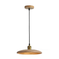 Nordic Flying Saucer Wood Pendant Lights - Retro Wooden Hanging Light for Kitchen/ Livingroom/ Bedroom arclightsdesign