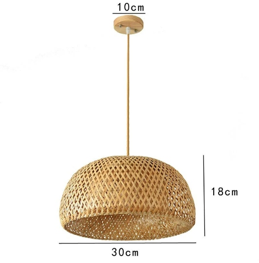 Set of 3 Hanging Lights - Bamboo Pendant Light - Droplight - More Sizes Options arclightsdesign