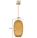 Set of 3 Hanging Lights - Bamboo Pendant Light - Droplight - More Sizes Options arclightsdesign