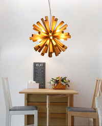 Solid Wood Oak Chandelier - Solid Wood Pendant Lights - Pendant Lamp Wood arclightsdesign