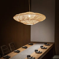 UFO Shades Woven Pendant Light - Rattan Hanging Light Fixtures - Handknitted Lamp arclightsdesign