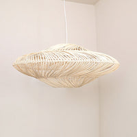 UFO Shades Woven Pendant Light - Rattan Hanging Light Fixtures - Handknitted Lamp arclightsdesign