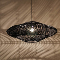 UFO Shades Woven Pendant Light - Rattan Hanging Light Fixtures - Handknitted Lamp arclightsdesign