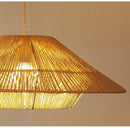 Vintage Rope Chandelier - Hemp Rope Pendant Lamp - Hand Woven Hanging Light arclightsdesign
