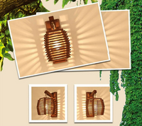 Vintage Wooden Wall Lights - Solid Wood Wall Lamps - Wooden Light Fixture - Sconce Lamp arclightsdesign