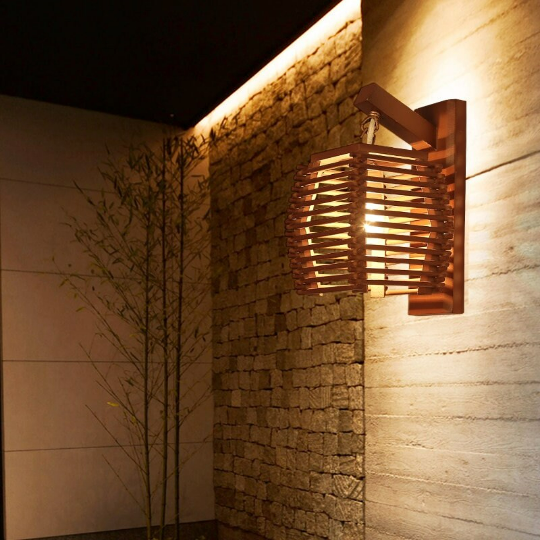 Vintage Wooden Wall Lights - Solid Wood Wall Lamps - Wooden Light Fixture - Sconce Lamp arclightsdesign