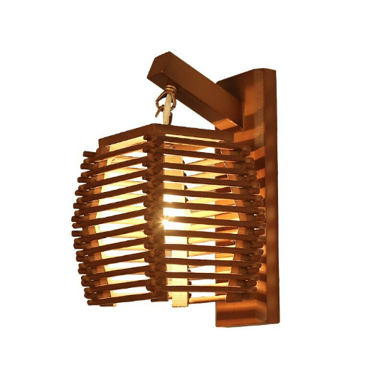 Vintage Wooden Wall Lights - Solid Wood Wall Lamps - Wooden Light Fixture - Sconce Lamp arclightsdesign