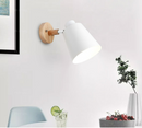 Wall Light Scones with Switch Beside - Iron Wood Wall Lamp - Nordic Wall Lamp arclightsdesign